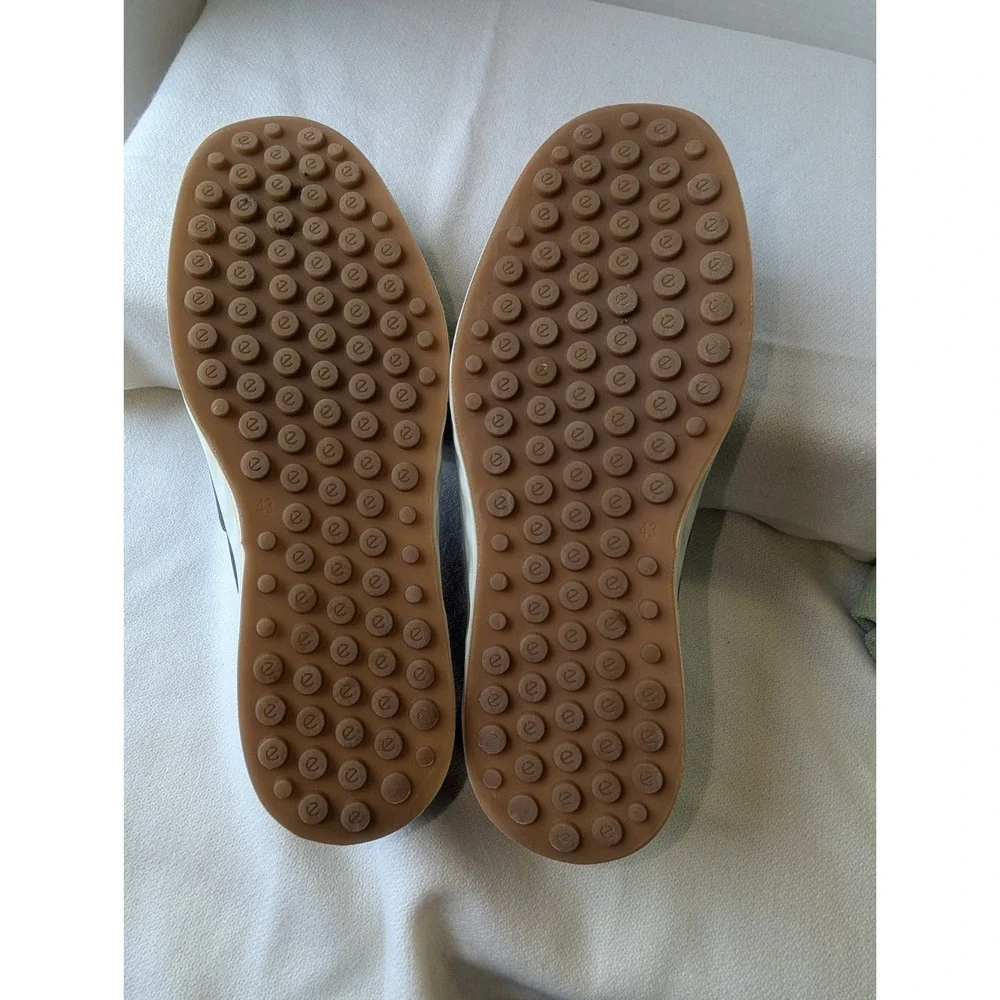 ECCO S-LITE 9.5 Black Diamond Nubuck Moc Loafers
